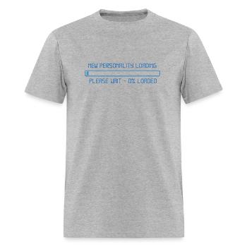 New Personality - Men's T-Shirt - heather gray - Front - Jose (178cm)