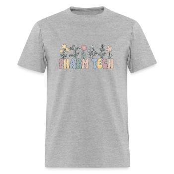 Groovy Pharmacy Technologist Pharmacy Tech - Men's T-Shirt - heather gray - Front - Jose (178cm)