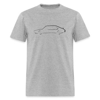 Saab Sedan - Men's T-Shirt - heather gray - Front - Jose (178cm)