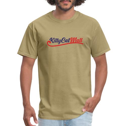 KittyCatMatt Cursive Logo - Men's T-Shirt