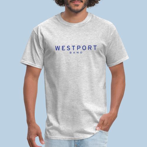 Westport Text Blue on transparent - Men's T-Shirt