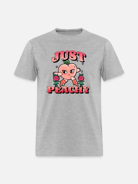 Just Peachy - Men's T-Shirt - heather gray