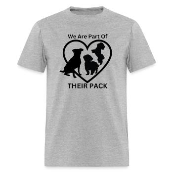 Part Of Their Pack - Men's T-Shirt - heather gray - Front - Jose (178cm)