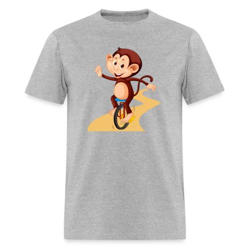 Unicycle Monkey - Men's T-Shirt