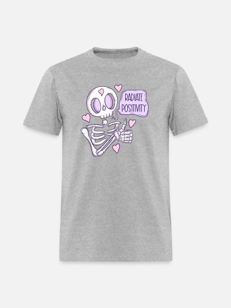 Radiate Positivity - Men's T-Shirt - heather gray
