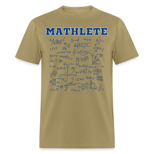 Mathlete | Mathematics Athlete | Math Formula - Men's T-Shirt