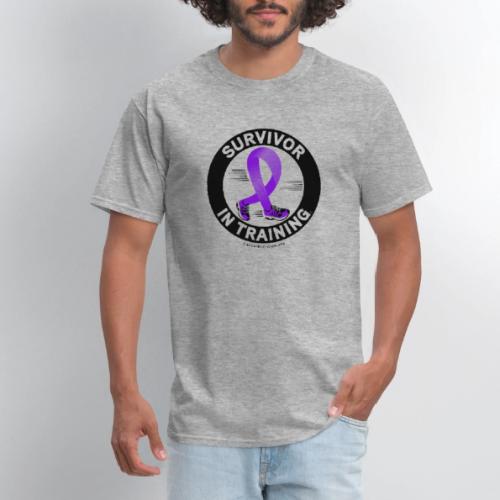 Purple Ribbon Survivor In Training - Men's T-Shirt