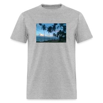 Praia Salvador - Men's T-Shirt - heather gray - Front - Jose (178cm)