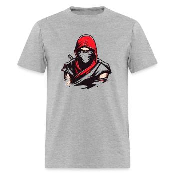 Ninja, ninja warrior - Men's T-Shirt - heather gray - Front - Jose (178cm)