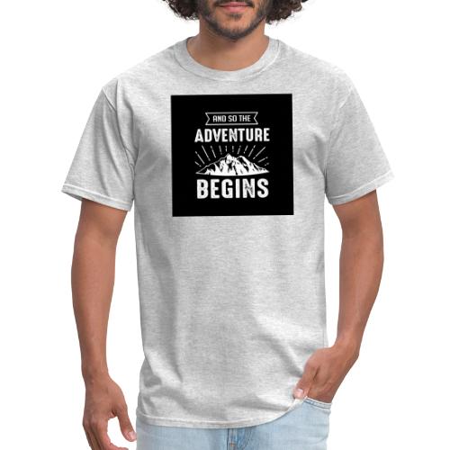 AND SO THE ADVENTURE BEGINS - Men's T-Shirt