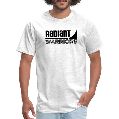 warrior logo transparent black font - Men's T-Shirt
