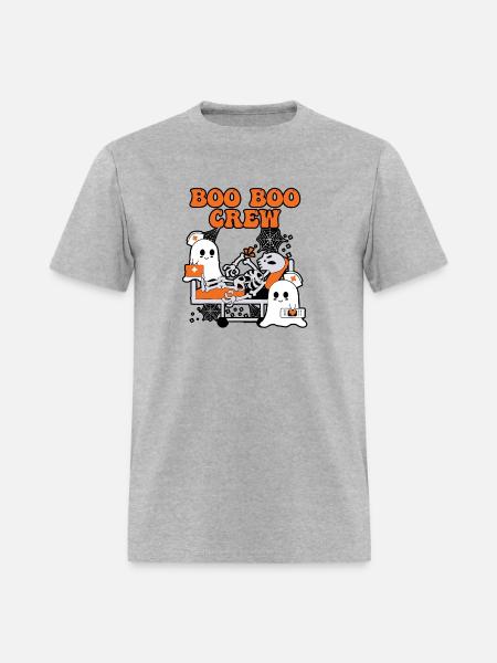 BOO BOO CREW - Men's T-Shirt - heather gray