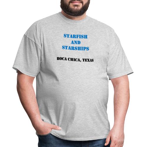 Starfish and Starships - Men's T-Shirt