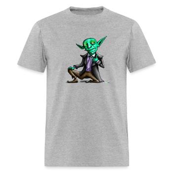 Goblin in a suit - Men's T-Shirt - heather gray - Front - Jose (178cm)
