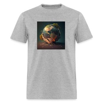 Bảo Vệ Trái đất - Men's T-Shirt - heather gray - Front - Jose (178cm)