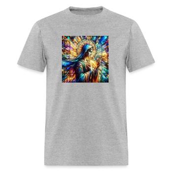 source front - Men's T-Shirt - heather gray - Front - Jose (178cm)