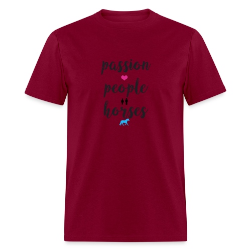 passion people horses - Men's T-Shirt