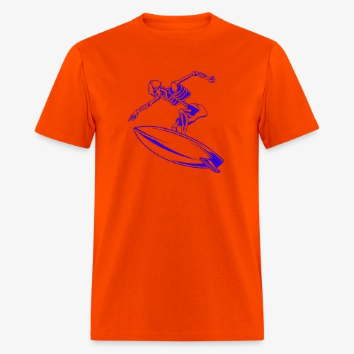 Surfing Skeleton 4c - Men's T-Shirt