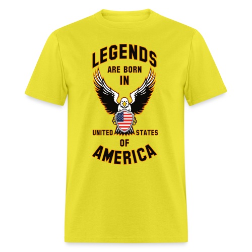 Legends are born in USA - Men's T-Shirt