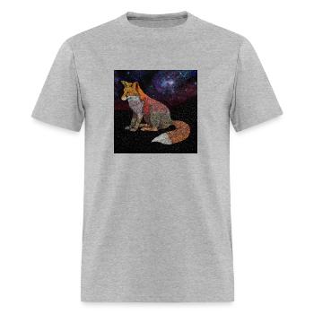 Punt oil fox in speace - Men's T-Shirt - heather gray - Front - Jose (178cm)