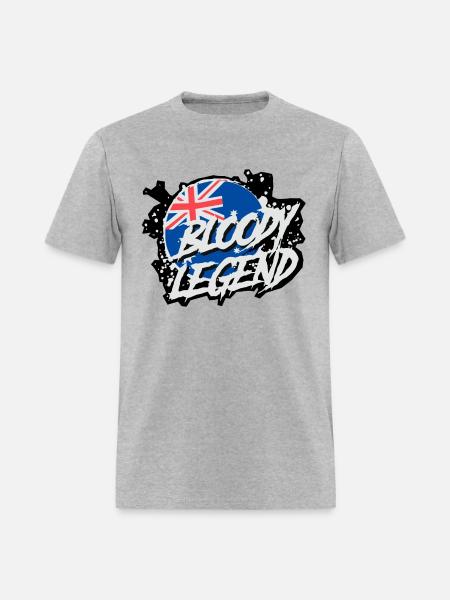 LazarBeam Bloody Legend - Men's T-Shirt - heather gray
