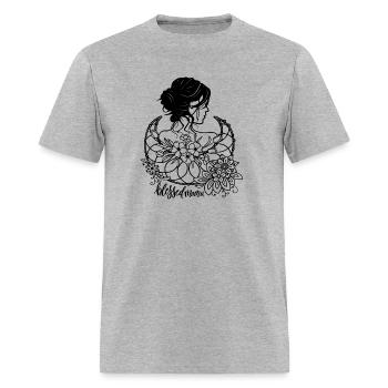 Bienheureuse Maman - T-shirt Homme - gris chiné - Devant - Jose (178cm)