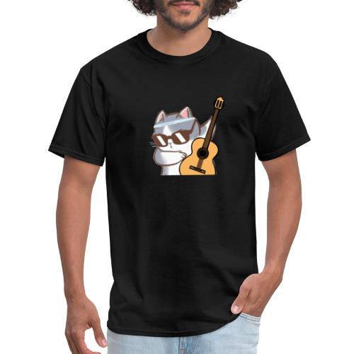 Cat Guitar T-Shirt - Men's T-Shirt