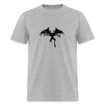 Mothman flying monster - Men's T-Shirt - heather gray - Front - Jose (178cm)