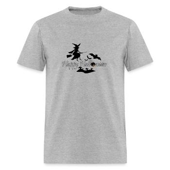 Halloween Halloween Clipart 02 - T-shirt Homme - gris chiné - Devant - Jose (178cm)