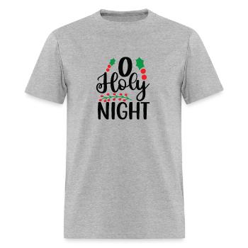 O Holy Night - Men's T-Shirt - heather gray - Front - Jose (178cm)