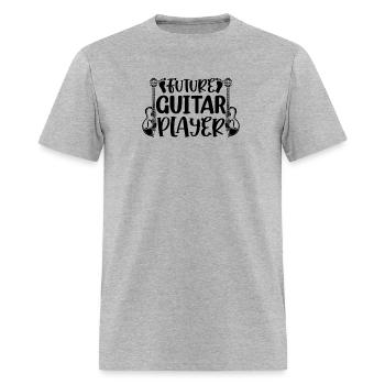 Future Guitar Player Newborn Guitar Player Baby Gu - Men's T-Shirt - heather gray - Front - Jose (178cm)