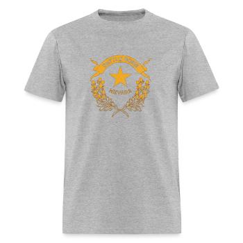 State Of Nevada Flag -- Las Vegas Reno Lake Tahoe - Men's T-Shirt - heather gray - Front - Jose (178cm)