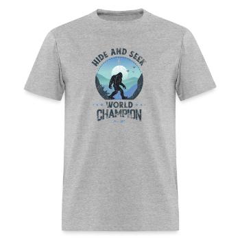 Bigfoo Hide And Seek Bigfoot Hide And Seek - Men's T-Shirt - heather gray - Front - Jose (178cm)