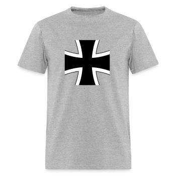 German Luftwaffe Iron Cross Federal Defence Force - Men's T-Shirt - heather gray - Front - Jose (178cm)