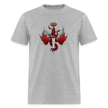 Dragon'S Dogma Imperial Capital Emblem - Men's T-Shirt - heather gray - Front - Jose (178cm)
