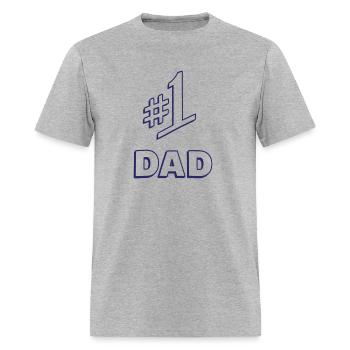 Number One - Men's T-Shirt - heather gray - Front - Jose (178cm)