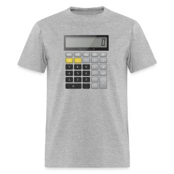 Calculator Halloween - Men's T-Shirt - heather gray - Front - Jose (178cm)