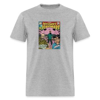 designer s nightmare comic - Men's T-Shirt - heather gray - Front - Jose (178cm)