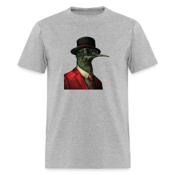 Hummingbird - Men's T-Shirt - heather gray - Front - Jose (178cm)