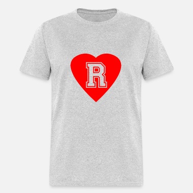 Heart Letter R Name Initials Spelling Love Gift' Men's T-Shirt | Spreadshirt