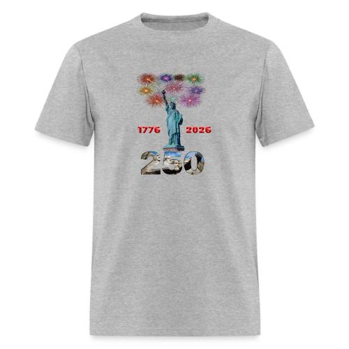 1776 - 2026 | 250 Years USA | Fireworks - Men's T-Shirt