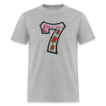 ella toone - Men's T-Shirt - heather gray - Front - Jose (178cm)