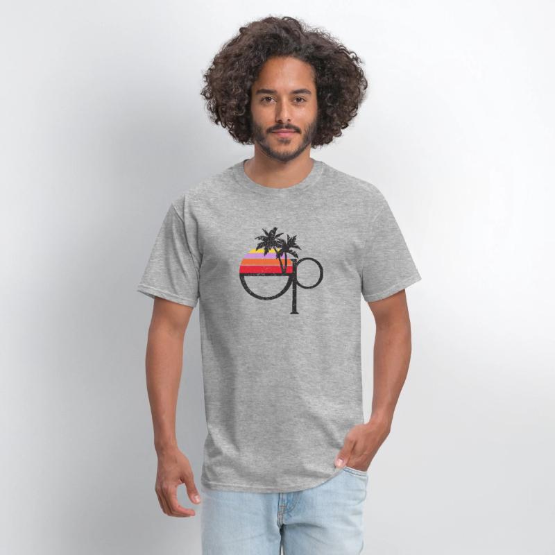 Ocean Pacific OP Vintage Distressed 80s Eighties' Men's T-Shirt