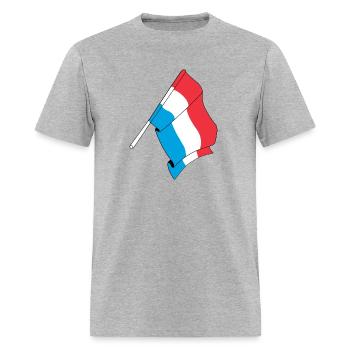 Flag Luxembourg - Men's T-Shirt - heather gray - Front - Jose (178cm)