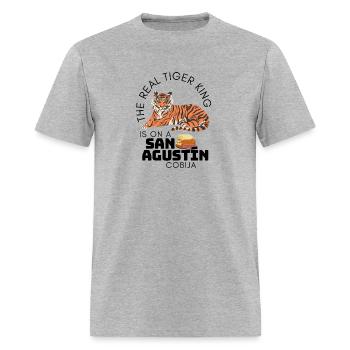 The Real Tiger King Spanish Shirt - Men's T-Shirt - heather gray - Front - Jose (178cm)