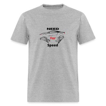 Need For Speed - Men's T-Shirt - heather gray - Front - Jose (178cm)