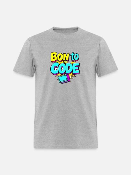 Bon to Code - Men's T-Shirt - heather gray