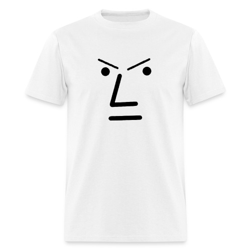 Grey Face Design Angry - Men's T-Shirt