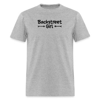 Backstreet Girl Classic T Shirt - Men's T-Shirt - heather gray - Front - Jose (178cm)
