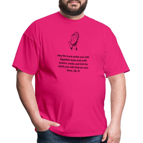 Bible curse of boils - Men's T-Shirt